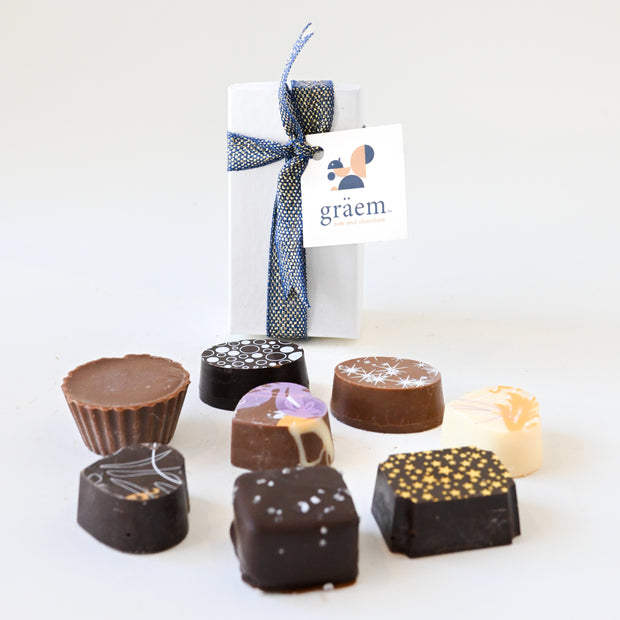 2pc Chocolate Favor Box
