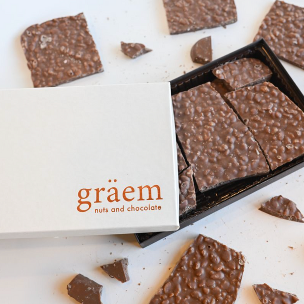 Milk Chocolate Crispy Rice Bark