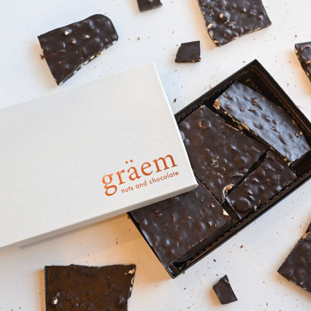 Dark Chocolate Hazelnut Bark