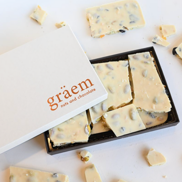 White Chocolate Fruit and Nut Bark