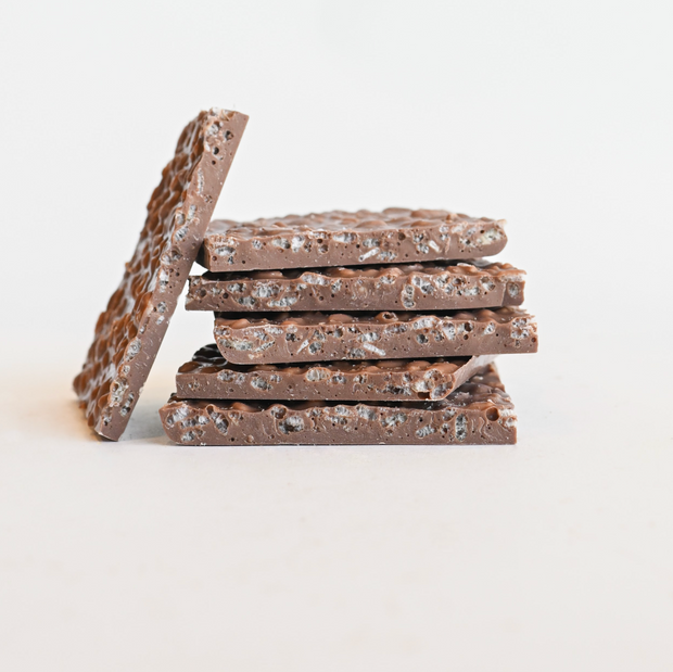 Milk Chocolate Crispy Rice Bark