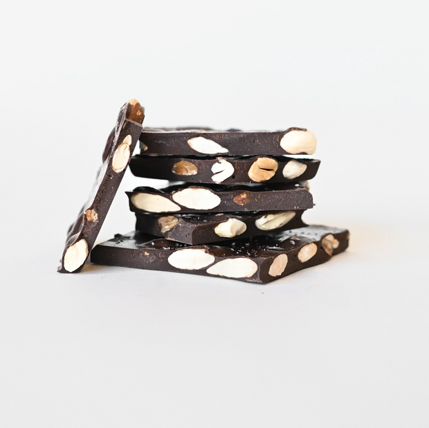 Dark Chocolate Salted Almond Bark