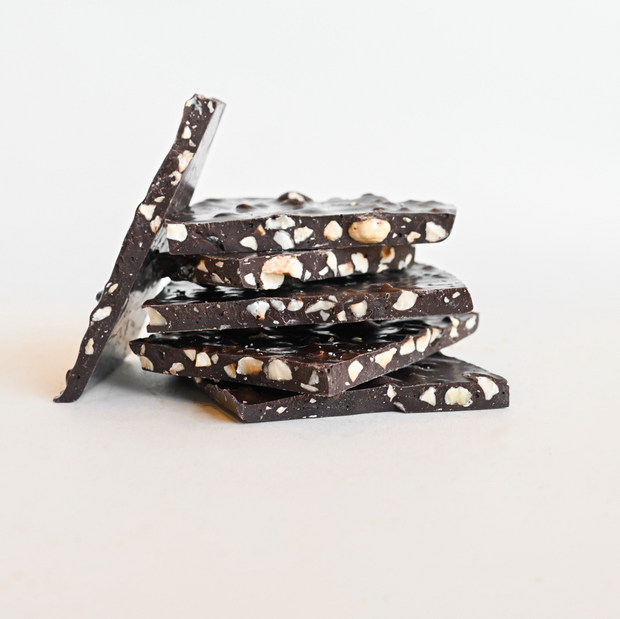 Dark Chocolate Hazelnut Bark