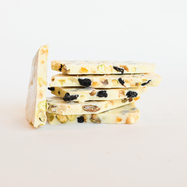 White Chocolate Fruit and Nut Bark