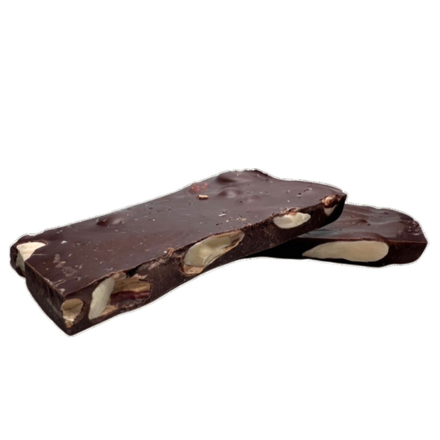 Dark Chocolate Salted Almond Bark