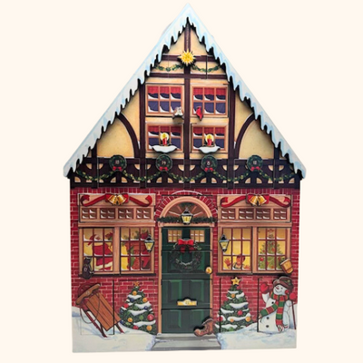 Wooden Advent Calendar House - PICKUP ONLY