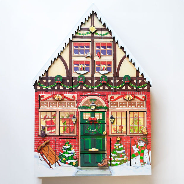 Wooden Advent Calendar House - PICKUP ONLY