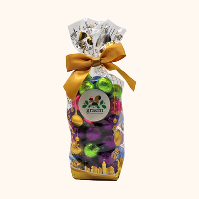 Dark Chocolate Ornaments